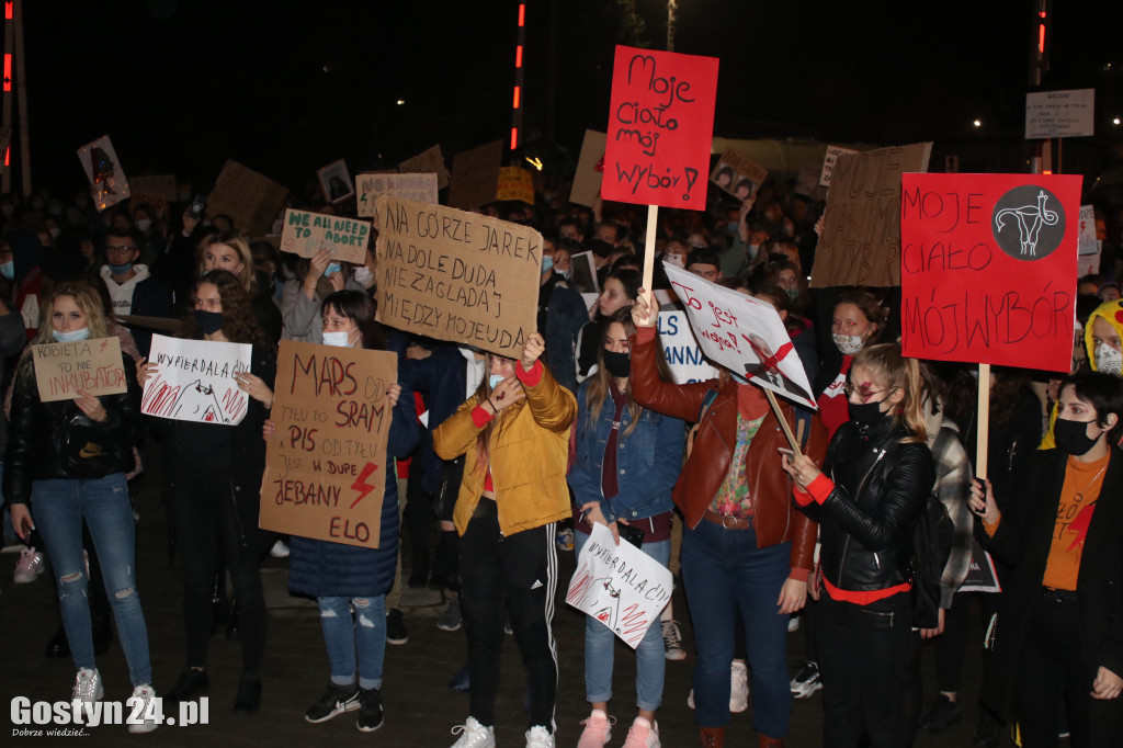 Kolejny protest kobiet na ulicach Gostynia