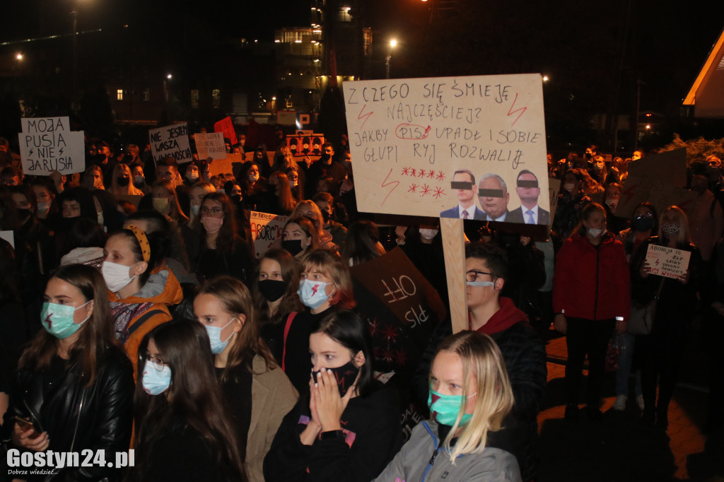 Kolejny protest kobiet na ulicach Gostynia