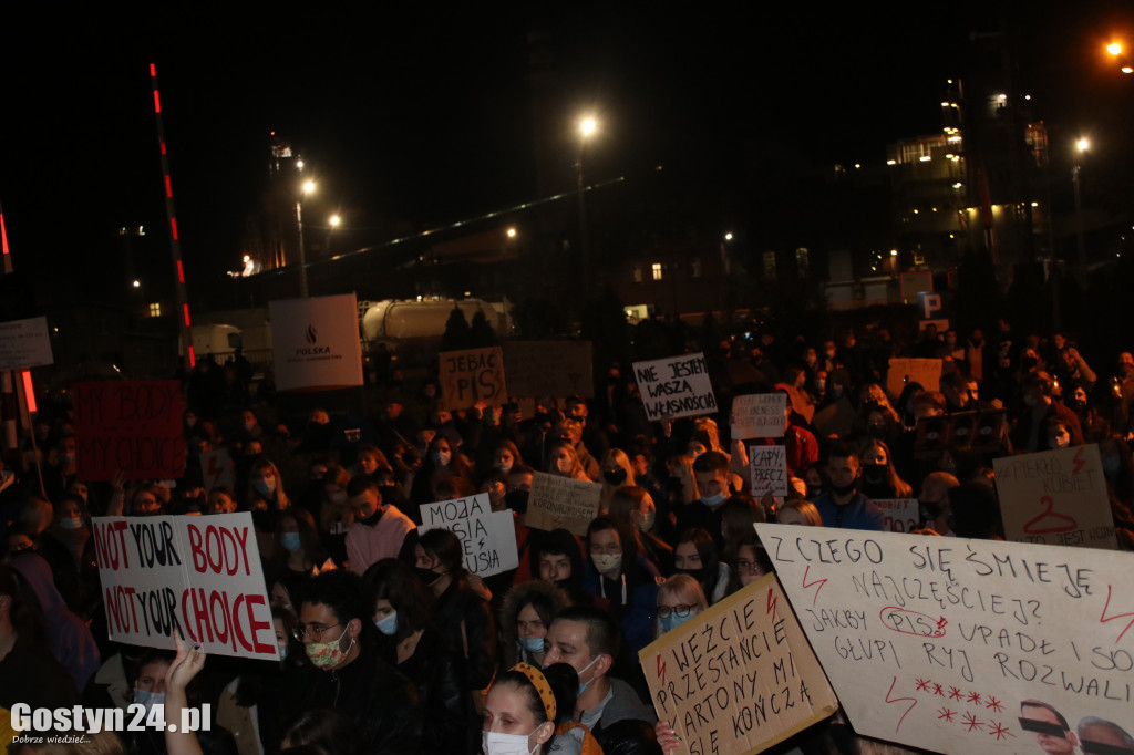 Kolejny protest kobiet na ulicach Gostynia