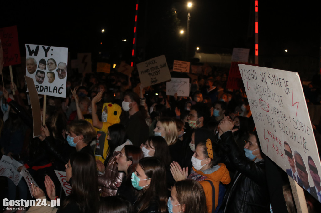 Kolejny protest kobiet na ulicach Gostynia