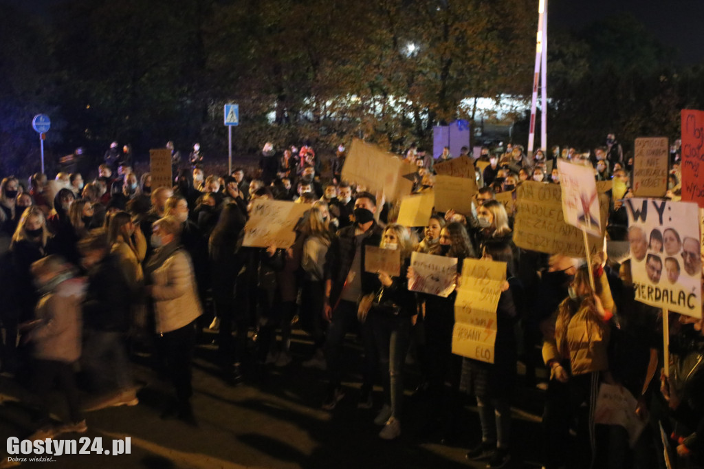 Kolejny protest kobiet na ulicach Gostynia