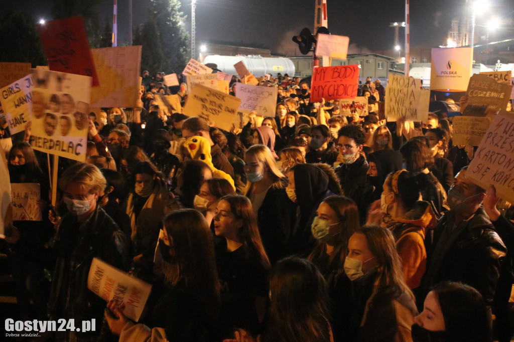 Kolejny protest kobiet na ulicach Gostynia