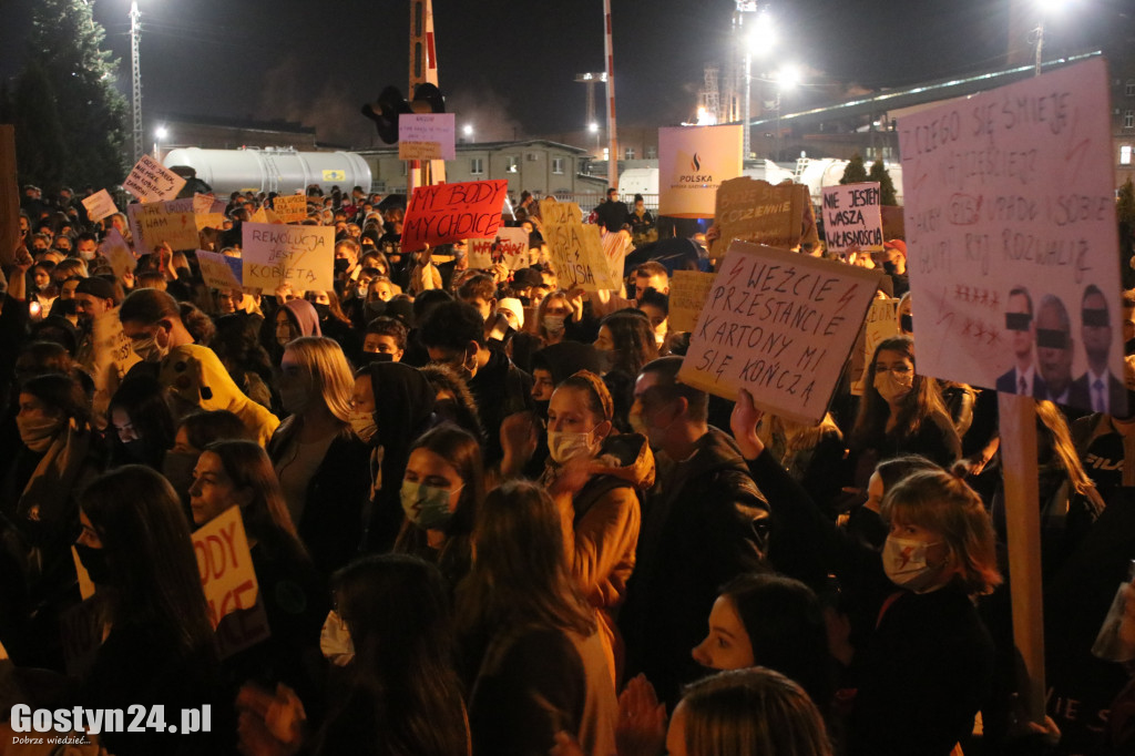Kolejny protest kobiet na ulicach Gostynia