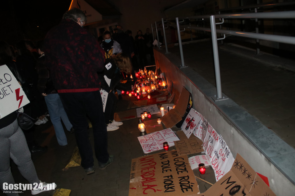 Kolejny protest kobiet na ulicach Gostynia