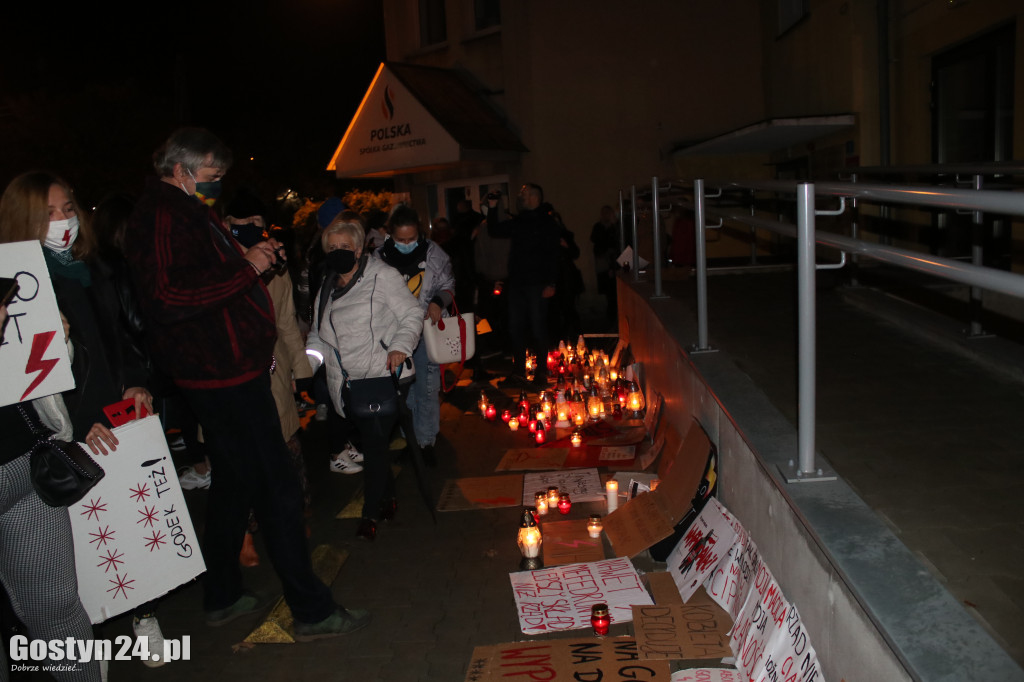 Kolejny protest kobiet na ulicach Gostynia