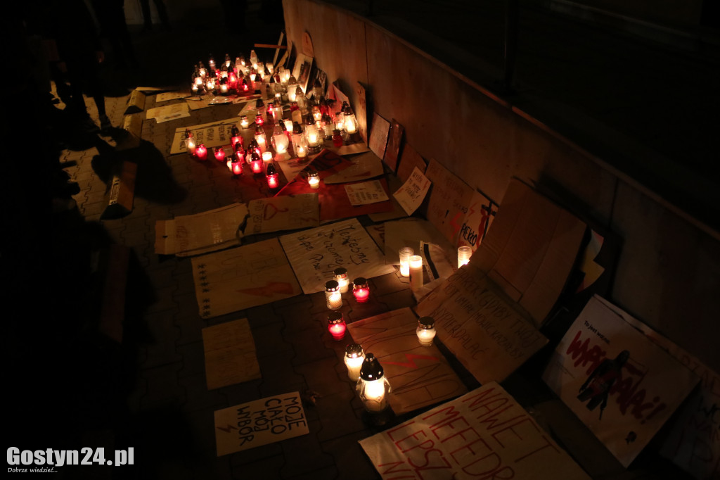 Kolejny protest kobiet na ulicach Gostynia