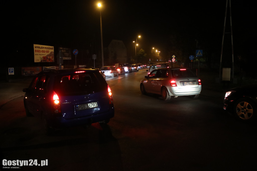 Protest samochodowy ulicami Gostynia