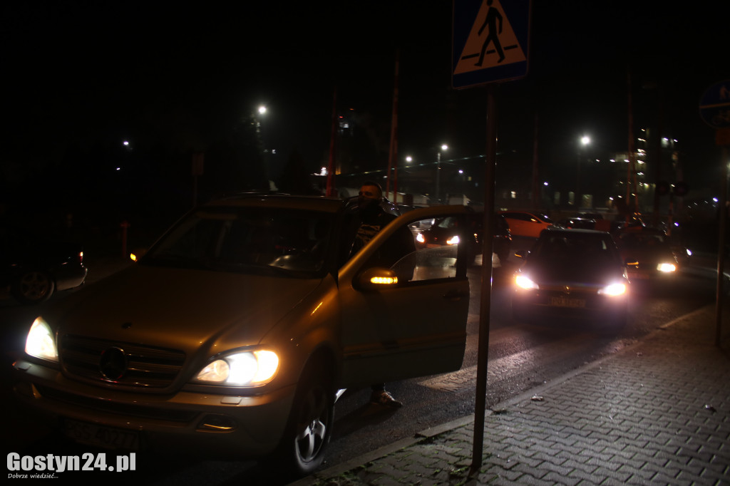 Protest samochodowy ulicami Gostynia