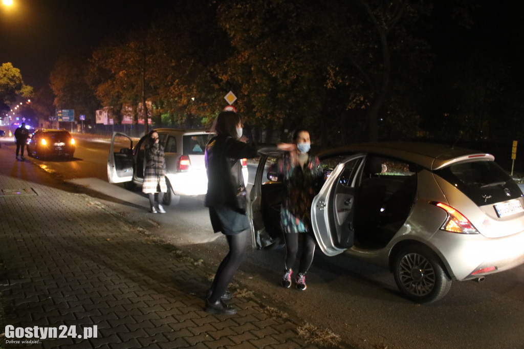 Protest samochodowy ulicami Gostynia
