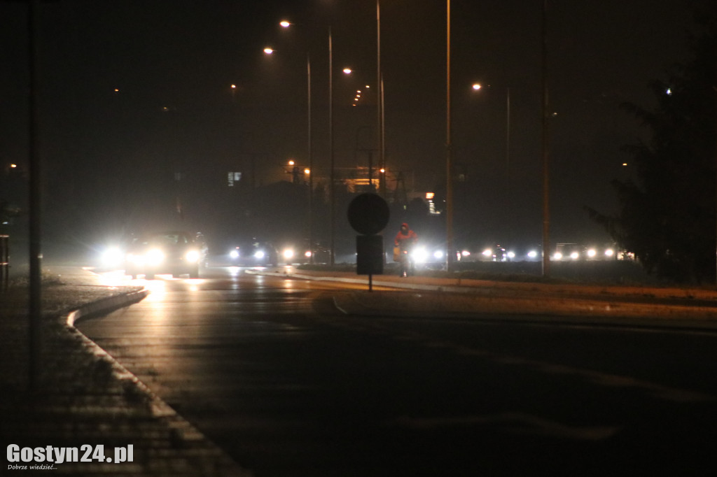 Protest samochodowy ulicami Gostynia