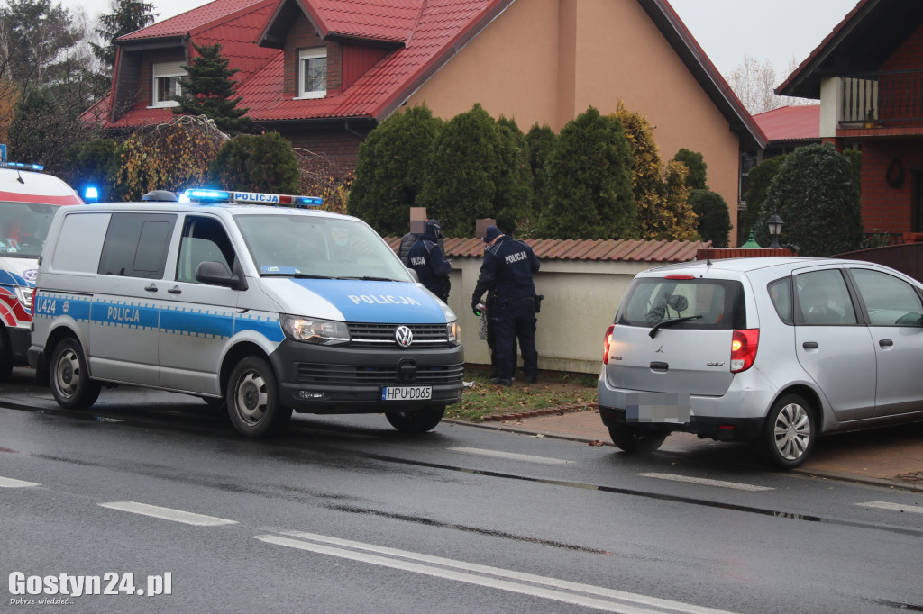 Działania ZRM i policji na ul. Wrocławskiej w Gostyniu