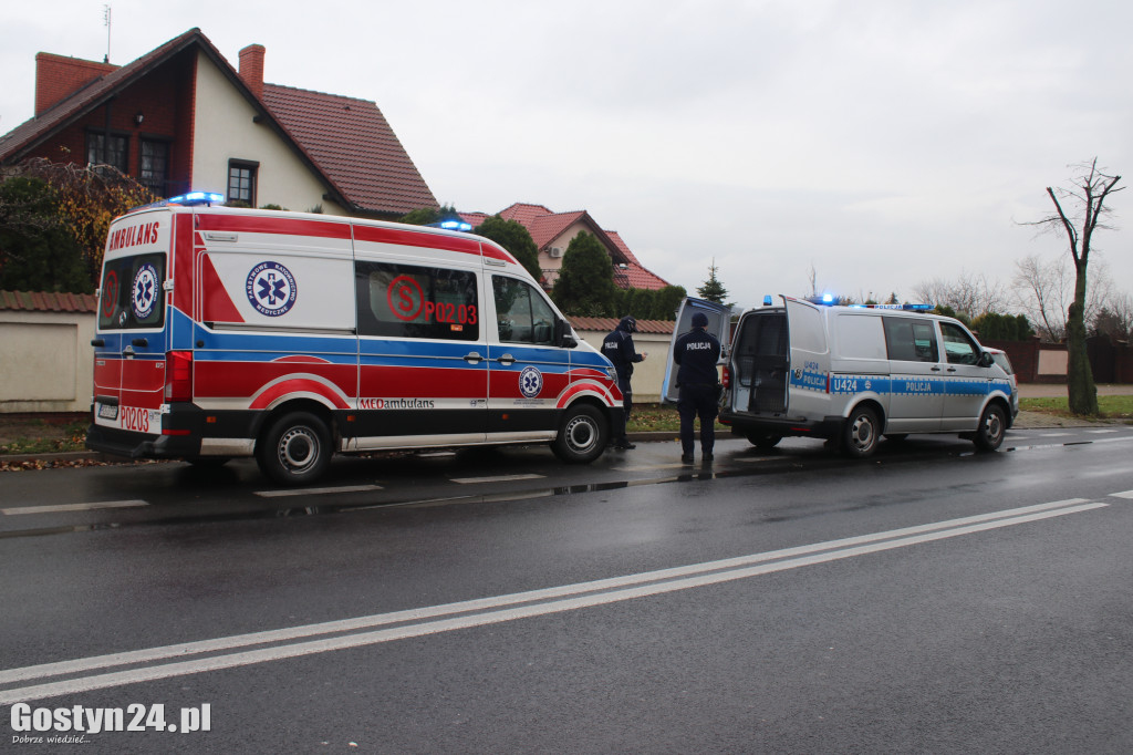 Działania ZRM i policji na ul. Wrocławskiej w Gostyniu