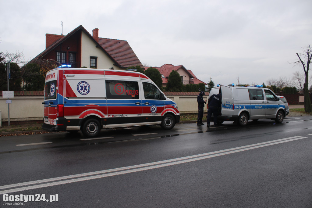 Działania ZRM i policji na ul. Wrocławskiej w Gostyniu