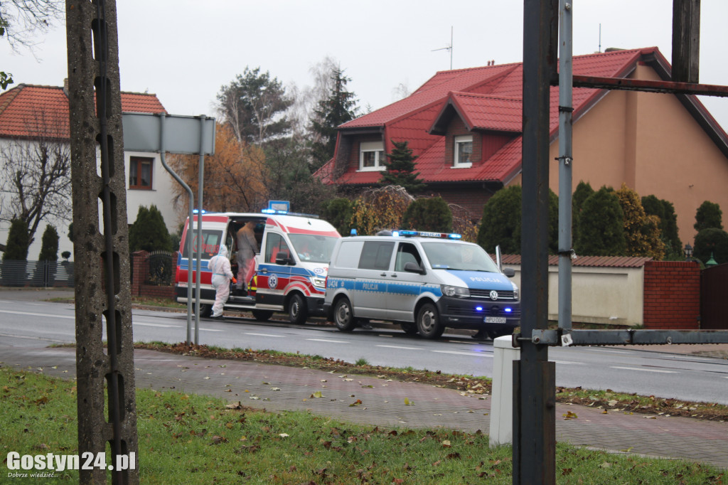 Działania ZRM i policji na ul. Wrocławskiej w Gostyniu