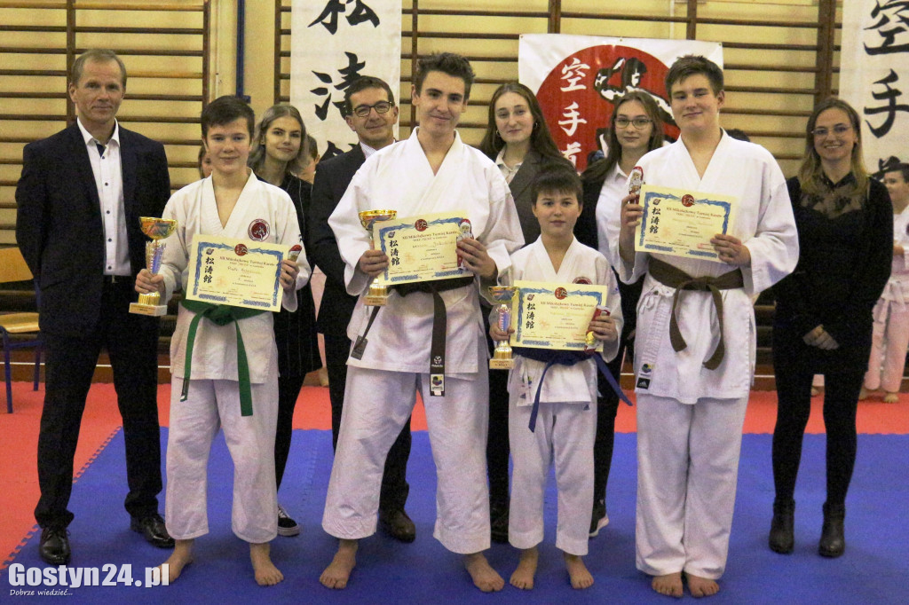 Mikołajkowy turniej karate klubu TKKF Tęcza