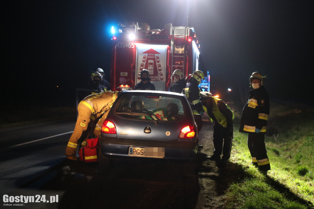 Zdarzenie na drodze powiatowej w Szelejewie