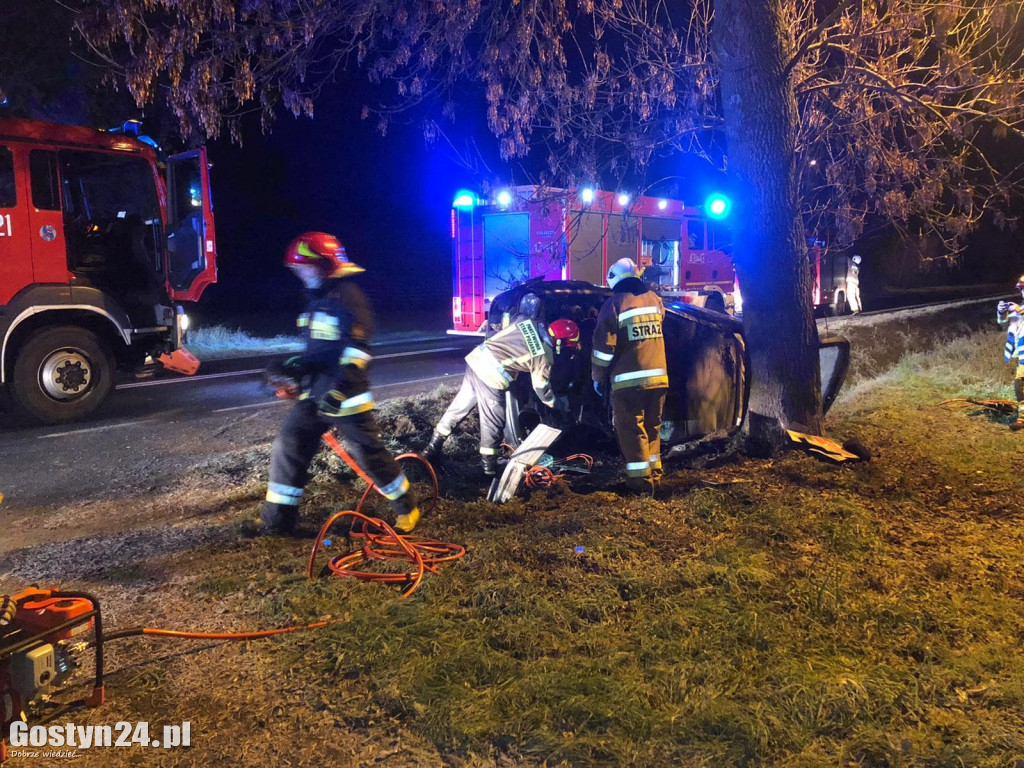 Poranny wypadek w Dzięczynie