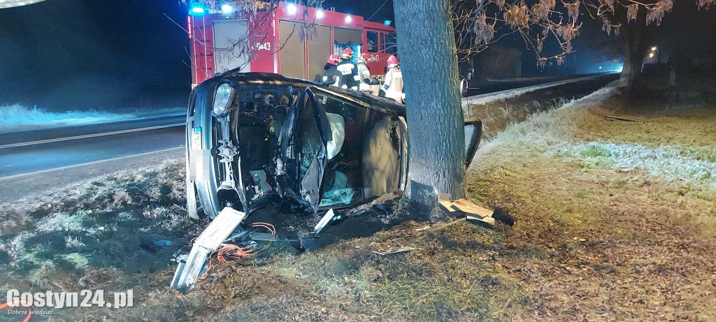 Poranny wypadek w Dzięczynie