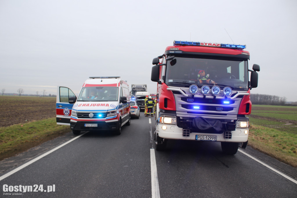 Zderzenie czterech pojazdów na K12