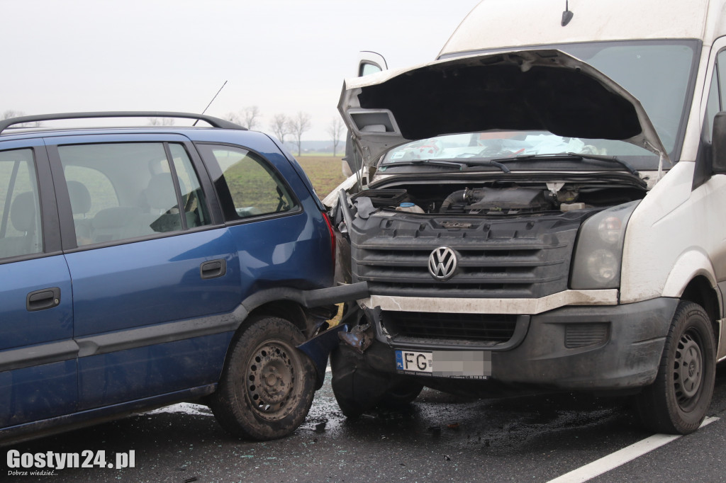 Zderzenie czterech pojazdów na K12