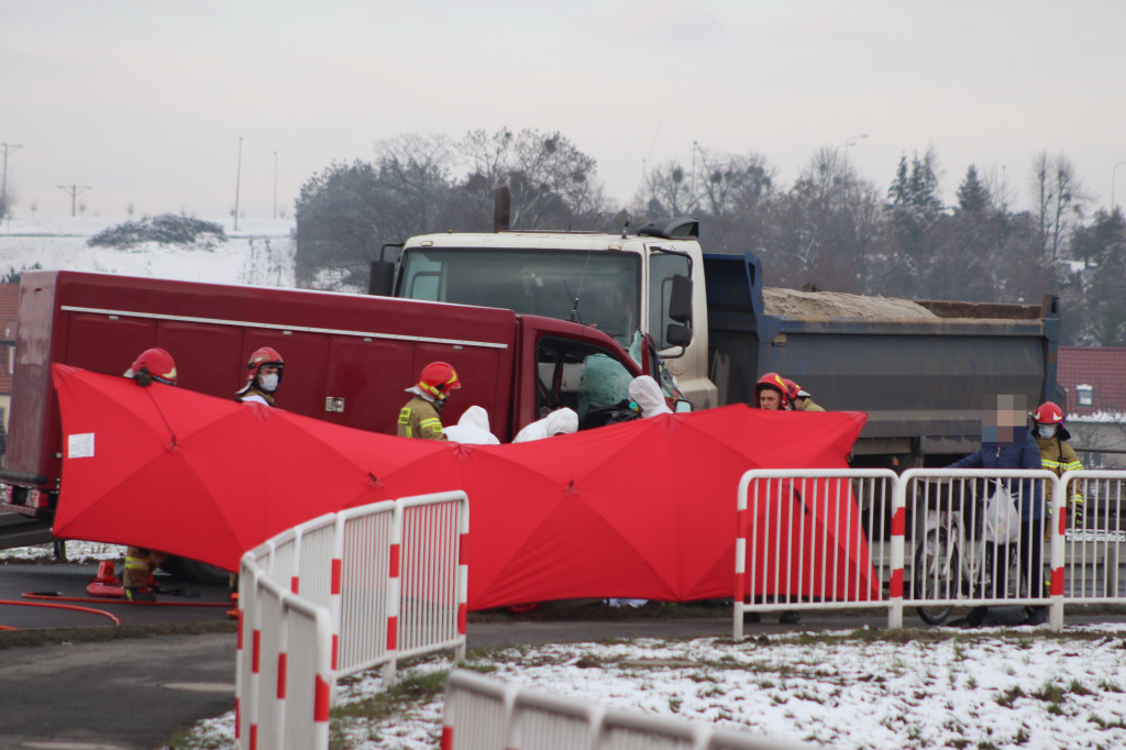 Wypadek na trasie Gostyń - Grabonóg