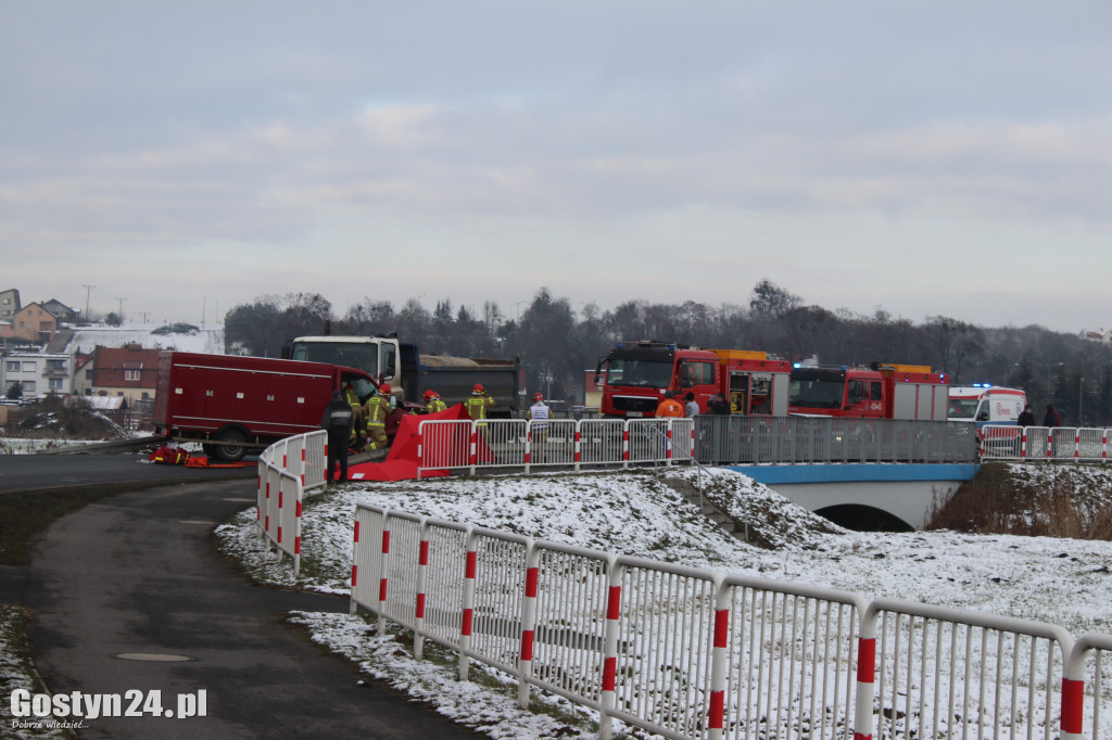 Wypadek na trasie Gostyń - Grabonóg