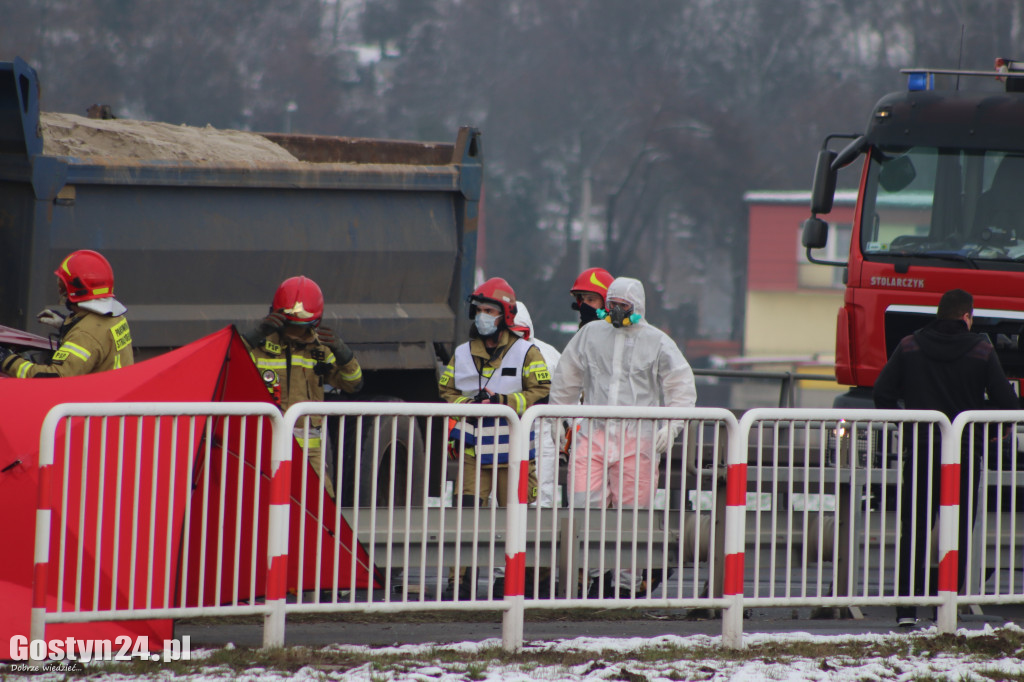 Wypadek na trasie Gostyń - Grabonóg