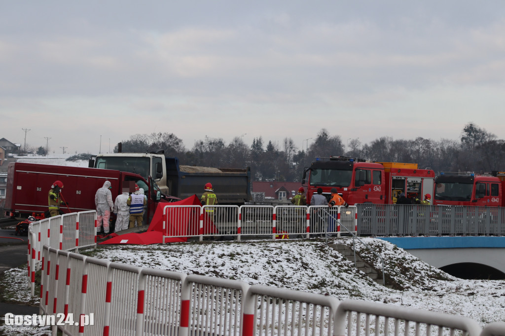 Wypadek na trasie Gostyń - Grabonóg