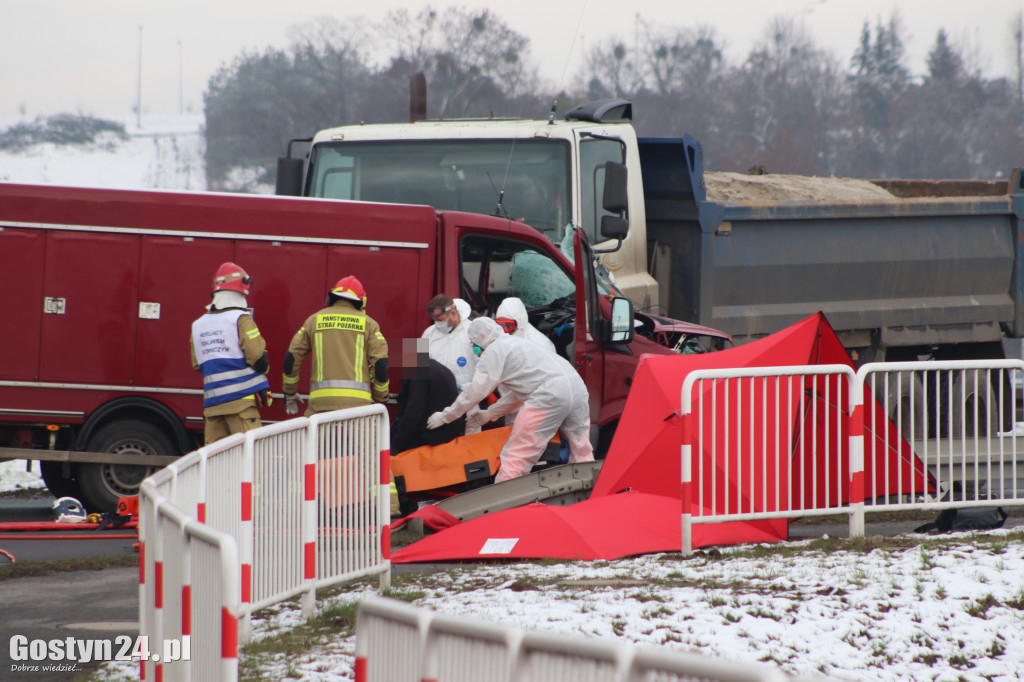 Wypadek na trasie Gostyń - Grabonóg