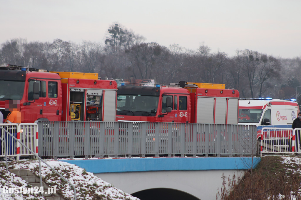 Wypadek na trasie Gostyń - Grabonóg