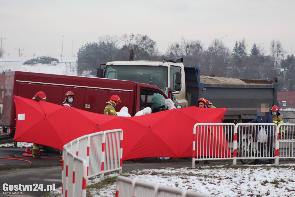 Wypadek na trasie Gostyń - Grabonóg