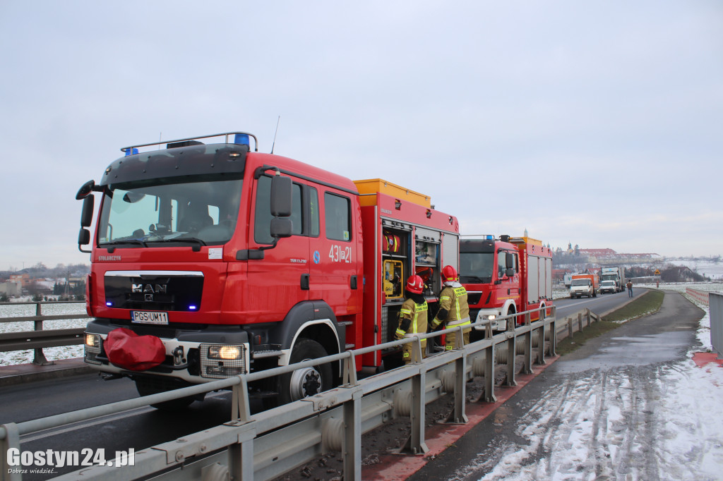 Wypadek na trasie Gostyń - Grabonóg