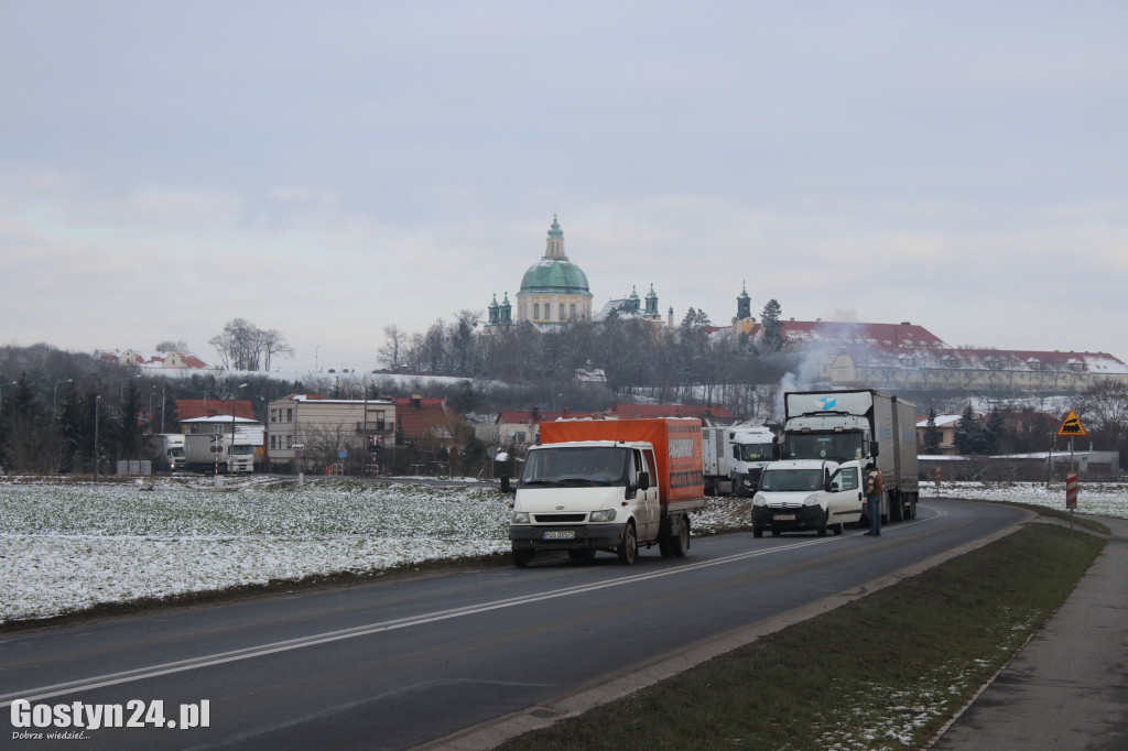 Wypadek na trasie Gostyń - Grabonóg