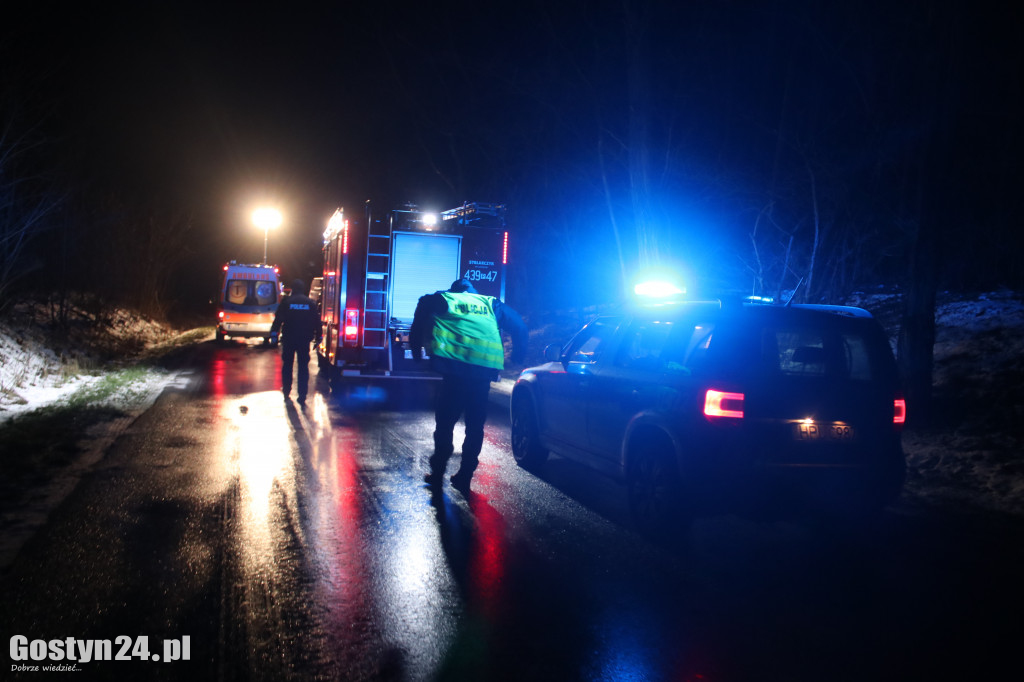 Wypadek na trasie Poniec-Pawłowice