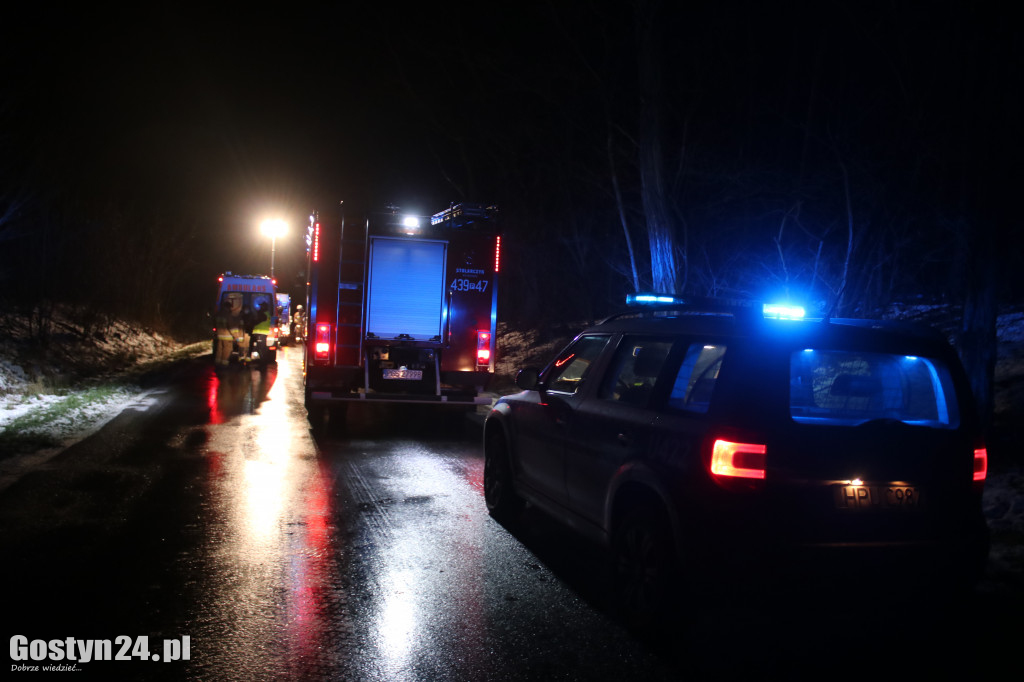 Wypadek na trasie Poniec-Pawłowice
