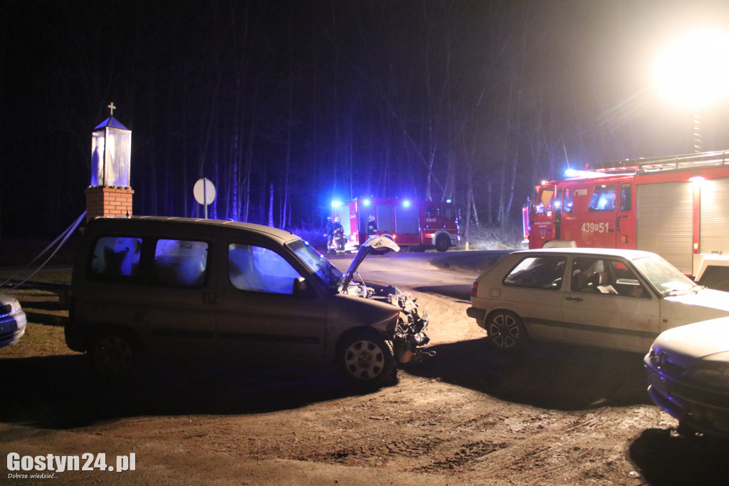 Zderzenie na trasie Koszkowo - Dolsk