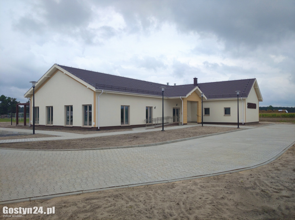 Nowa świetlica w Sarbinowie, gmina Poniec