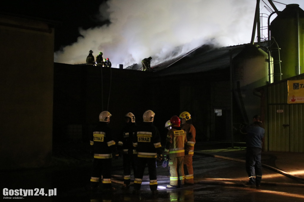 Pożar budynku gospodarczego w Rokosowie