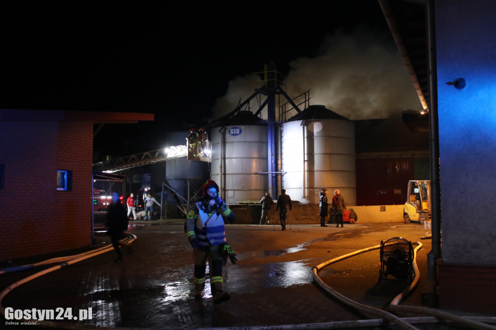 Pożar budynku gospodarczego w Rokosowie
