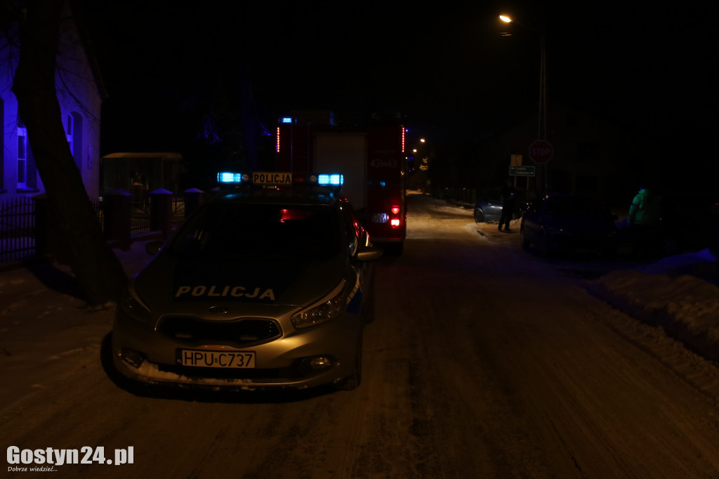 Kolizja Citroena C2 w Ziółkowie