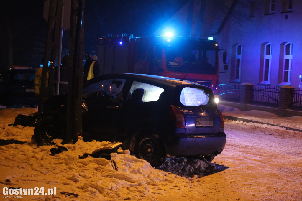 Kolizja Citroena C2 w Ziółkowie
