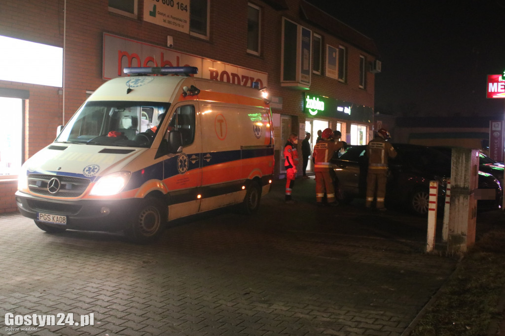 Zderzenie na ul. Poznańskiej w Gostyniu