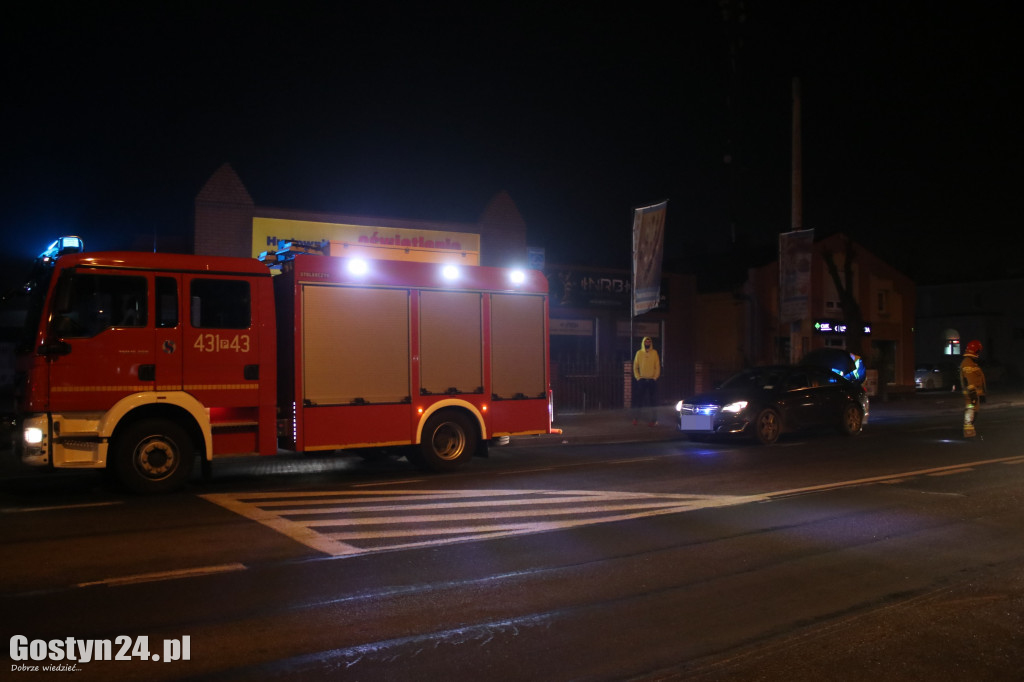 Zderzenie na ul. Poznańskiej w Gostyniu