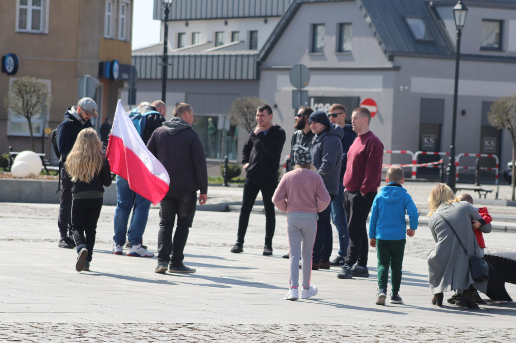 Protest przeciwko obostrzeniom w Gostyniu