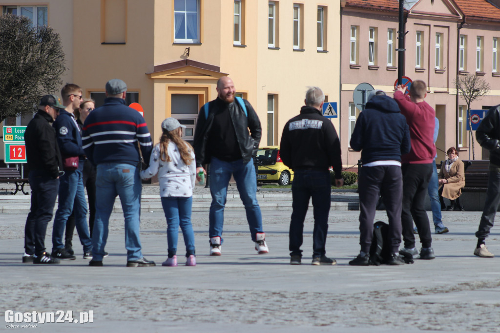 Protest przeciwko obostrzeniom w Gostyniu