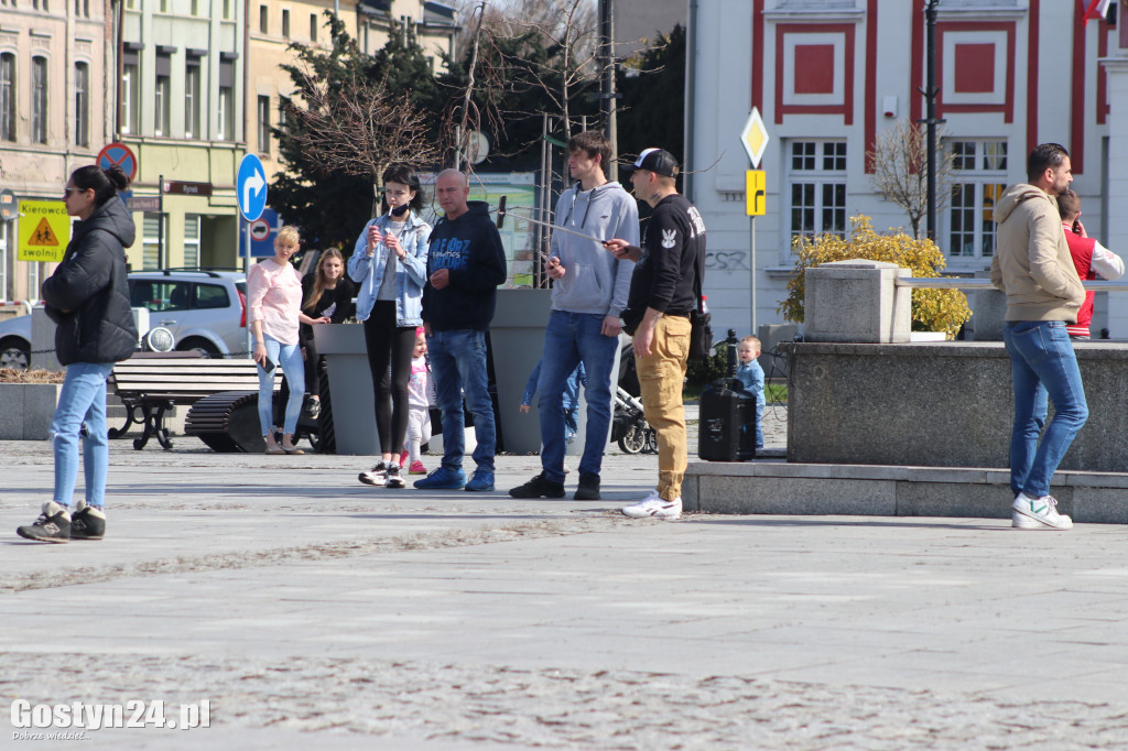 Protest przeciwko obostrzeniom w Gostyniu