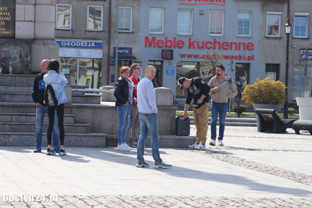 Protest przeciwko obostrzeniom w Gostyniu