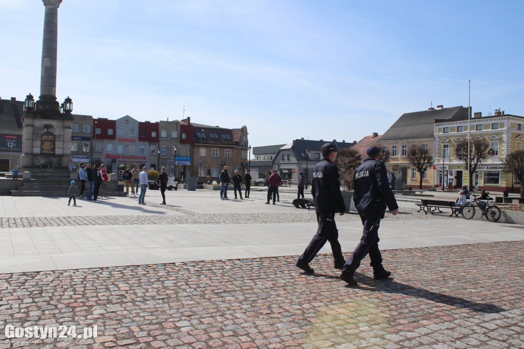 Protest przeciwko obostrzeniom w Gostyniu