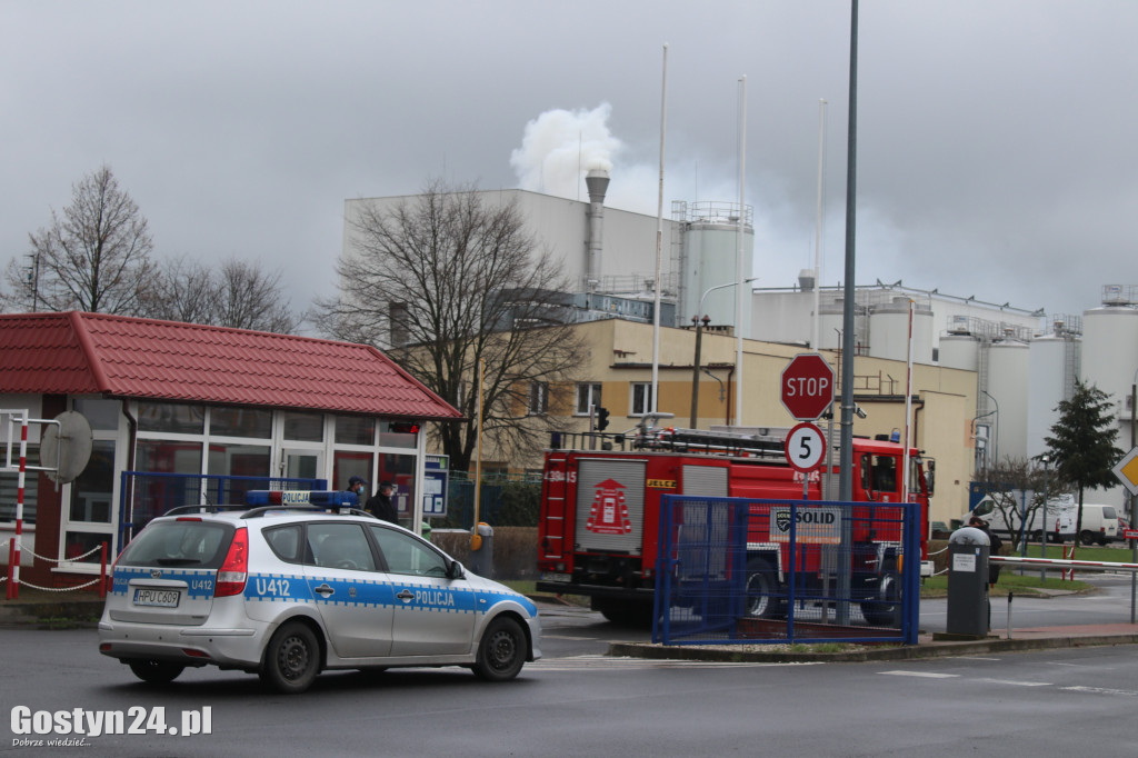Pożar w Spółdzielni Mleczarskiej w Gostyniu