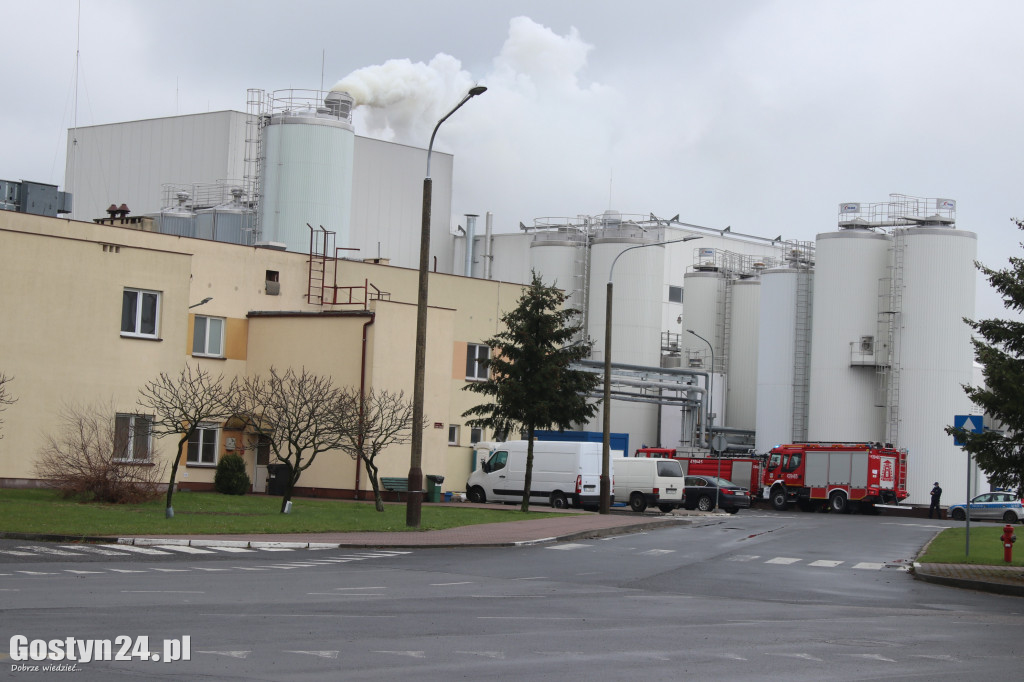 Pożar w Spółdzielni Mleczarskiej w Gostyniu